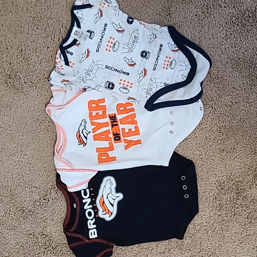 Broncos onesies